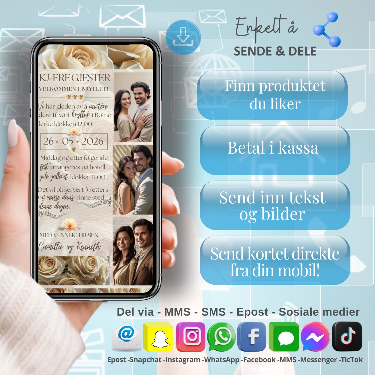 Hvordan laste ned digitale produkter, les mer om dette her